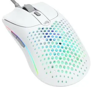 Glorious Gaming Model O 2 Wired Gaming Mouse - 59g Ultralight, FPS, 26,000 DPI, Motion Sync, 80M Click Rated Switches, 6 Programmable Buttons, Ambidextrous, RGB, PTFE Feet - White Glorious Gaming Model O 2 Wired Gaming Mouse - 59g Ultralight, FPS, 26,000 DPI, Motion Sync, 80M Click Rated Switches, 6 Programmable Buttons, Ambidextrous, RGB, PTFE Feet - White
