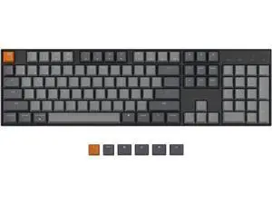 Keychron K10 Wireless Mechanical Gaming Keyboard, Hot-Swappable 104 Keys Full Size Gateron G Pro Brown Switch, White LED Backlight USB-C Wired Bluetooth Professional Office Keyboard for Mac/Windows Keychron K10 Wireless Mechanical Gaming Keyboard, Hot-Swappable 104 Keys Full Size Gateron G Pro Brown Switch, White LED Backlight USB-C Wired Bluetooth Professional Office Keyboard for Mac/Windows