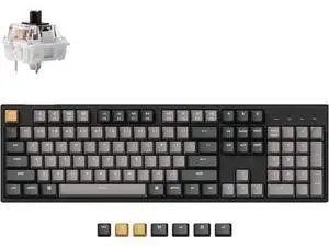 Keychron C2 Pro Wired Custom Mechanical Keyboard Full Size Layout QMK/VIA Programmable Macro RGB Backlit with Hot-Swappable Keychron K Pro Brown Switch OEM Profile PBT Keycaps for Mac Windows Linux Keychron C2 Pro Wired Custom Mechanical Keyboard Full Size Layout QMK/VIA Programmable Macro RGB Backlit with Hot-Swappable Keychron K Pro Brown Switch OEM Profile PBT Keycaps for Mac Windows Linux