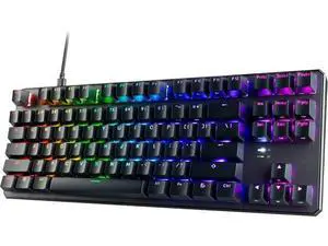 TECWARE Phantom+ 87 Key Mechanical Gaming Keyboard, RGB led, TKL 75% Keyboard, Thocky Sounding, Wraith Red Switch TECWARE Phantom+ 87 Key Mechanical Gaming Keyboard, RGB led, TKL 75% Keyboard, Thocky Sounding, Wraith Red Switch