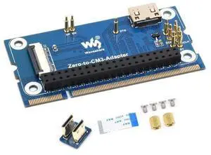 Pi Zero 2 W to CM3 / CM3+ Adapter, Based on Raspberry Pi 2W, Alternative Solution for Raspberry Pi CM3 / CM3+, Include Mini HDMI Adapter, FFC Cable etc. Pi Zero 2 W to CM3 / CM3+ Adapter, Based on Raspberry Pi 2W, Alternative Solution for Raspberry Pi CM3 / CM3+, Include Mini HDMI Adapter, FFC Cable etc.