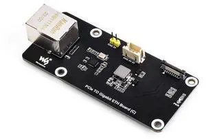 PCIe to Gigabit ETH Board for Raspberry Pi 5, PCIe Adapter Support Raspberry Pi OS, Support Power Supply via PCIe Cable, Driver-Free, Plug and Play PCIe to Gigabit ETH Board for Raspberry Pi 5, PCIe Adapter Support Raspberry Pi OS, Support Power Supply via PCIe Cable, Driver-Free, Plug and Play