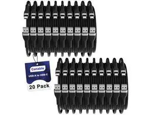 USB C Cable (0.6FT, 20-Pack), USB A to USB Cord Fast Charging Compatible with iPhone 17, iPhone Air, iPhone 17 Pro, iPhone 17 Pro Max, iPhone 16/15 Series, Galaxy S24, LG and Car Play and More USB C Cable (0.6FT, 20-Pack), USB A to USB Cord Fast Charging Compatible with iPhone 17, iPhone Air, iPhone 17 Pro, iPhone 17 Pro Max, iPhone 16/15 Series, Galaxy S24, LG and Car Play and More