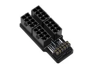 12VHPWR ATX3.0 PCI-E 5.0 Power Modular Adapter to Four ATX 8P Down Angled 90 Degree for 4080 5090TI 16Pin 12+4P Graphics Card 12VHPWR ATX3.0 PCI-E 5.0 Power Modular Adapter to Four ATX 8P Down Angled 90 Degree for 4080 5090TI 16Pin 12+4P Graphics Card