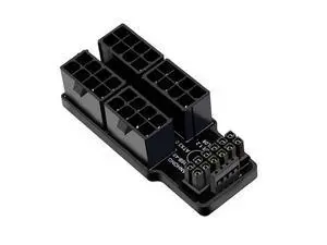12VHPWR ATX3.0 PCI-E 5.0 Power Modular Adapter to Four ATX 8P Up Angled 90 Degree for 4080 5090TI 16Pin 12+4P Graphics Card 12VHPWR ATX3.0 PCI-E 5.0 Power Modular Adapter to Four ATX 8P Up Angled 90 Degree for 4080 5090TI 16Pin 12+4P Graphics Card