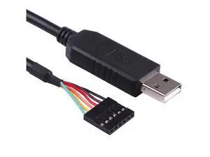 FT232RL USB to Serial TTL 3.3V UART Level Converter Cable 6 Way Pin 0.1 Pitch Terminated, Works Galileo Gen2 Boards/BeagleBone Black/Minnowboard Max More 6FT Compatible TTL-232R-3V3 FT232RL USB to Serial TTL 3.3V UART Level Converter Cable 6 Way Pin 0.1 Pitch Terminated, Works Galileo Gen2 Boards/BeagleBone Black/Minnowboard Max More 6FT Compatible TTL-232R-3V3