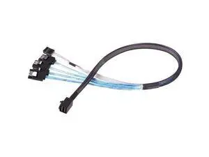 Compatible with Mini SAS HD SFF-8643 to 4X SATA 7Pin Sideband Female Cable, 30AWG Copper, 12G High-Speed Internal Server Harness (0.5M/19.68in) Compatible with Mini SAS HD SFF-8643 to 4X SATA 7Pin Sideband Female Cable, 30AWG Copper, 12G High-Speed Internal Server Harness (0.5M/19.68in)
