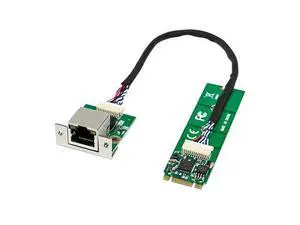 M.2 B+M Key to 2.5G Ethernet Adapter - NIC with Intel I226V, 100/1000/2500 Mbps RJ45 Stable Connection Cable Length 20cm, Compatible with OpenWRT | Windows | Linux | Server | PC | SBC (M.2 B+M Key) M.2 B+M Key to 2.5G Ethernet Adapter - NIC with Intel I226V, 100/1000/2500 Mbps RJ45 Stable Connection Cable Length 20cm, Compatible with OpenWRT | Windows | Linux | Server | PC | SBC (M.2 B+M Key)