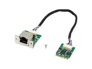 M.2 A+E Key to 2.5G Ethernet Adapter - NIC with Intel I226V, 100/1000/2500 Mbps RJ45 Stable Connection Cable Length 20cm, Compatible with OpenWRT | Windows | Linux | Server | PC | SBC (A+E with Screw) M.2 A+E Key to 2.5G Ethernet Adapter - NIC with Intel I226V, 100/1000/2500 Mbps RJ45 Stable Connection Cable Length 20cm, Compatible with OpenWRT | Windows | Linux | Server | PC | SBC (A+E with Screw)