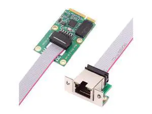 2.5Gbps 2500Mbps to Mini PCI-E PCI Express GBE Gigabit 1000Mbps Ethernet Network LAN Cable Adapter for Desktop Motherboard 2.5Gbps 2500Mbps to Mini PCI-E PCI Express GBE Gigabit 1000Mbps Ethernet Network LAN Cable Adapter for Desktop Motherboard