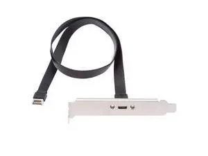 20Gbps USB 3.2 20Pin Front Panel Header Type-E IDC to USB-C Type-C Female Extension Cable with Panel Mount Screw 20Gbps USB 3.2 20Pin Front Panel Header Type-E IDC to USB-C Type-C Female Extension Cable with Panel Mount Screw