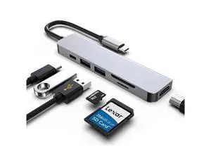 USB C Docking Station, HDMI to USB c Adapter for Monitor, USB-C Hub HDMI Dongle for Laptop, Micro SD Card Reader usbc Dock for Chromebook, usbc to USB Adapter Multiport for MacBook pro USB C Docking Station, HDMI to USB c Adapter for Monitor, USB-C Hub HDMI Dongle for Laptop, Micro SD Card Reader usbc Dock for Chromebook, usbc to USB Adapter Multiport for MacBook pro