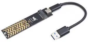 USB-C Adapter for NGFF M.2 SSD, USB3.2 Gen2 Type-C Converter Support M.2 SATA NGFF SSD 2230 2242 2260 2280 SSD with B Key/B+M Key, Fast Reading/Writing up to 6 Gbps/s USB-C Adapter for NGFF M.2 SSD, USB3.2 Gen2 Type-C Converter Support M.2 SATA NGFF SSD 2230 2242 2260 2280 SSD with B Key/B+M Key, Fast Reading/Writing up to 6 Gbps/s