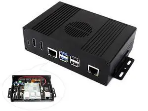 Gigabit ETH PCIe Case for Raspberry Pi 5, with Dual HDMI Ports, Support Dual 4K Video Output, Aluminum Alloy Case with PCIe to Gigabit ETH Adapter, Support PCIe Extending to Gigabit Ethernet Port Gigabit ETH PCIe Case for Raspberry Pi 5, with Dual HDMI Ports, Support Dual 4K Video Output, Aluminum Alloy Case with PCIe to Gigabit ETH Adapter, Support PCIe Extending to Gigabit Ethernet Port