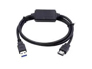 USB 3.0 Type-A 5Gbps to Power Over eSATA DC5V Adapter USB2.0 to HDD/SSD/ODD eSATAp Converter (Length=100cm) USB 3.0 Type-A 5Gbps to Power Over eSATA DC5V Adapter USB2.0 to HDD/SSD/ODD eSATAp Converter (Length=100cm)