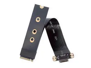 PCI-E4.0 M.2 M-Key 2280 NGFF to Oculink SFF-8612 SFF-8611 Host Cable for NVME U.2 SSD eGPU 15cm PCI-E4.0 M.2 M-Key 2280 NGFF to Oculink SFF-8612 SFF-8611 Host Cable for NVME U.2 SSD eGPU 15cm