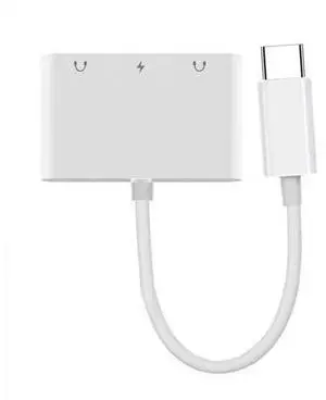 5Gbps USB-C Type C Male to Dual 3.5mm Audio AUX & MIC Sound Card with PD Power Charge Adapter Compatible with Laptop Tablet Phone 5Gbps USB-C Type C Male to Dual 3.5mm Audio AUX & MIC Sound Card with PD Power Charge Adapter Compatible with Laptop Tablet Phone