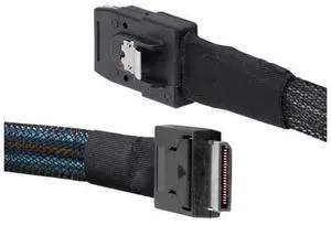 SFF-8611 4i Oculink PCIe PCI-Express to 36Pin SFF-8087 Slimline PCIE SSD Data Active Cable 50cm SFF-8611 4i Oculink PCIe PCI-Express to 36Pin SFF-8087 Slimline PCIE SSD Data Active Cable 50cm