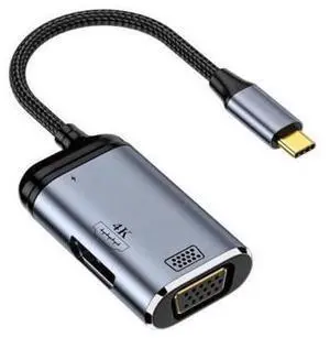 xiwai Type C USB3.1 USB-C to HDMI VGA Converter HDTV Multiport Displays Adapter 4K 60hz 1080p with Female PD 100W Power Port xiwai Type C USB3.1 USB-C to HDMI VGA Converter HDTV Multiport Displays Adapter 4K 60hz 1080p with Female PD 100W Power Port