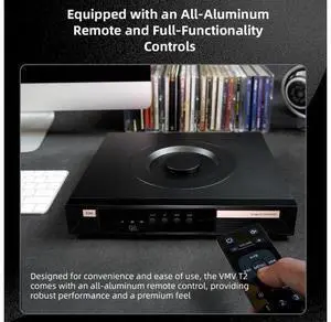 V.M.V T2 MQA-CD Player Hi-Res USB DAC High-End Bluetooth Digital Signal Clock Re-Lay, Hi-End Class CD Program Flagship DAC, Clock Input and Output, 32bit/768kHz DSD512 with Remote Control V.M.V T2 MQA-CD Player Hi-Res USB DAC High-End Bluetooth Digital Signal Clock Re-Lay, Hi-End Class CD Program Flagship DAC, Clock Input and Output, 32bit/768kHz DSD512 with Remote Control