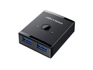 KVM USB 3.0 Bidirectional Switch Selector 2 to 1 PCs Sharing or 1 to 2 Hub for Keyboard Mouse Scanner Printer KVM USB 3.0 Bidirectional Switch Selector 2 to 1 PCs Sharing or 1 to 2 Hub for Keyboard Mouse Scanner Printer