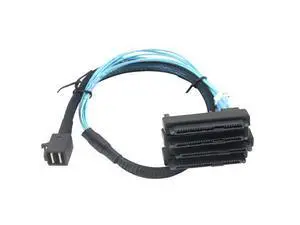 MINI SAS HD SFF-8643 to SAS SFF-8482 2-in-1 29P Breakout Cable, 12Gbps High-Speed for SAS HDD/SSD, 30AWG for Server Storage (1, 0, Meters) MINI SAS HD SFF-8643 to SAS SFF-8482 2-in-1 29P Breakout Cable, 12Gbps High-Speed for SAS HDD/SSD, 30AWG for Server Storage (1, 0, Meters)
