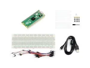 Pre-soldered Raspberry Pi Pico 2 Microcontroller Board Starter Kit, Based on Rasp Pi RP2350 Microcontroller Chip, with Dual-core and Dual-Architecture Design, Running up to 150 MHz, 4 Items Pre-soldered Raspberry Pi Pico 2 Microcontroller Board Starter Kit, Based on Rasp Pi RP2350 Microcontroller Chip, with Dual-core and Dual-Architecture Design, Running up to 150 MHz, 4 Items
