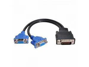xiwai LFH 60pin DMS 59pin Male to Dual VGA RGB Female Extension Cable for GPU Graphics Card Displays Monitors xiwai LFH 60pin DMS 59pin Male to Dual VGA RGB Female Extension Cable for GPU Graphics Card Displays Monitors