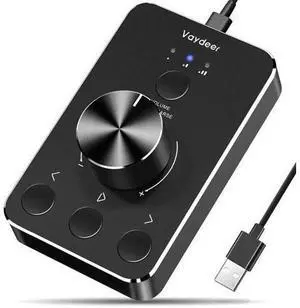 Volume Control Knob with One-Click Mute Function and 3 Volume Control Modes, USB Volume Knob Multimedia Controller for Win 7/8/10/Mac, Gift for Festivals Loved Ones Volume Control Knob with One-Click Mute Function and 3 Volume Control Modes, USB Volume Knob Multimedia Controller for Win 7/8/10/Mac, Gift for Festivals Loved Ones
