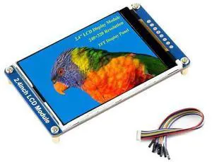 2.4inch LCD Display Module 240x320 Resolution 65K RGB Colors Embedded ILI9341 Driver SPI Interface, TFT Display Screen Compatible with Raspberry Pi 5 Pi 4B 3B+ 3B Pi Zero W WH Zero 2W/Ard/STM32 2.4inch LCD Display Module 240x320 Resolution 65K RGB Colors Embedded ILI9341 Driver SPI Interface, TFT Display Screen Compatible with Raspberry Pi 5 Pi 4B 3B+ 3B Pi Zero W WH Zero 2W/Ard/STM32