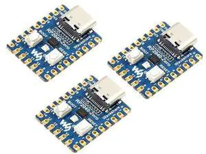 3PCS RP2040-Zero Mini Board, Pico-Like MCU Board Based on Raspberry Pi MCU RP2040, Dual-Core Arm Cortex M0+ Processor, Onboard 2MB Flash Memory, Type-C USB Connector, Support C/C++MicroPython 3PCS RP2040-Zero Mini Board, Pico-Like MCU Board Based on Raspberry Pi MCU RP2040, Dual-Core Arm Cortex M0+ Processor, Onboard 2MB Flash Memory, Type-C USB Connector, Support C/C++MicroPython