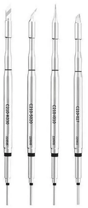 Compatible with Aixun C210 C245 C115 Soldering Iron Tips T12 Station Handle For JBC T210 T245 T115 Original Sugon T26 T26D T3A T3B Kit(Standard C210 4PCS) Compatible with Aixun C210 C245 C115 Soldering Iron Tips T12 Station Handle For JBC T210 T245 T115 Original Sugon T26 T26D T3A T3B Kit(Standard C210 4PCS)