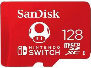 128GB MicroSD Nintendo Switch Memory Card for Switch & Lite SDSQXAO-128G Super Mario Design Bundle With (1) GoRAM Card Reader 128GB MicroSD Nintendo Switch Memory Card for Switch & Lite SDSQXAO-128G Super Mario Design Bundle With (1) GoRAM Card Reader