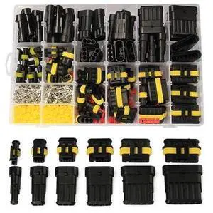 708/1004pcs 1/2/3/4/5/6 pin HID sealed waterproof wire connector Compatible With car Electrical waterproof set 300V 12A Fast Delivery(708pcs) 708/1004pcs 1/2/3/4/5/6 pin HID sealed waterproof wire connector Compatible With car Electrical waterproof set 300V 12A Fast Delivery(708pcs)