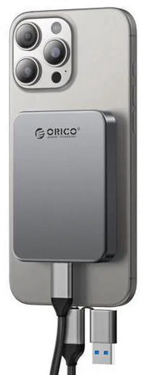 256GB Magnetic Portable SSD, Metal Body, 4K 120 fps ProRes HDR Record and Store, Up to 460MB/s, USB C&A 2 in 1 Cable, External SSD Compatible with iPhone 16 Pro Max, Tablet, Computer - K5PLUS 256GB Magnetic Portable SSD, Metal Body, 4K 120 fps ProRes HDR Record and Store, Up to 460MB/s, USB C&A 2 in 1 Cable, External SSD Compatible with iPhone 16 Pro Max, Tablet, Computer - K5PLUS