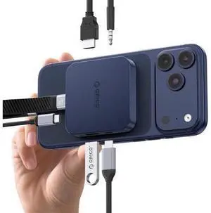 10Gbps Magnetic M.2 Docking Station, 6-in-1 USB C HUB & M.2 2230 NVMe Enclosure with HDMI 4K@60Hz, USB-A&C 3.2, 100W PD, AUX, USBC Dock for iPhone 17/16/15 Pro/Pro Max 10Gbps Magnetic M.2 Docking Station, 6-in-1 USB C HUB & M.2 2230 NVMe Enclosure with HDMI 4K@60Hz, USB-A&C 3.2, 100W PD, AUX, USBC Dock for iPhone 17/16/15 Pro/Pro Max