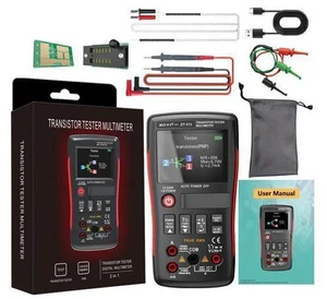 ZT-XT1 2-in-1 LCR Digital Multimeter & Transistor Tester, for Voltage Resistance Diode Continuity Testing ZT-XT1 2-in-1 LCR Digital Multimeter & Transistor Tester, for Voltage Resistance Diode Continuity Testing
