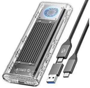 40Gbps M.2 NVMe SSD Enclosure with Built-in Cooling Fan, Tool-Free, Support 2230 2242 2260 2280(M Key), Compatible with Thunderbolt 4/3 USB4/3.2-TCM2U4-BLACK 40Gbps M.2 NVMe SSD Enclosure with Built-in Cooling Fan, Tool-Free, Support 2230 2242 2260 2280(M Key), Compatible with Thunderbolt 4/3 USB4/3.2-TCM2U4-BLACK