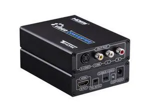 Tendak HDMI to Composite 3RCA AV S-Video R/L Audio Video Converter Adapter Upscaler Support 720P/1080P with RCA/S-Video Cable for PC Laptop Xbox PS3 TV STB VHS VCR Camera Blue-Ray DVD Tendak HDMI to Composite 3RCA AV S-Video R/L Audio Video Converter Adapter Upscaler Support 720P/1080P with RCA/S-Video Cable for PC Laptop Xbox PS3 TV STB VHS VCR Camera Blue-Ray DVD