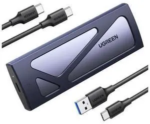 UGREEN SSD Enclosure, Tool-Free USB C External, 10Gbps M.2 NVMe to USB Adapter/Reader Supports M and B&M Keys and Size 2230/2242 /2260/2280 SSDs UGREEN SSD Enclosure, Tool-Free USB C External, 10Gbps M.2 NVMe to USB Adapter/Reader Supports M and B&M Keys and Size 2230/2242 /2260/2280 SSDs
