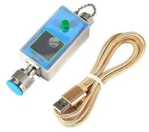 V7.0 RF Power Meter 10Ghz Power Detector 30Dbm Max Input Power Meter Tester N-Type Connector USB-C Port RF Power Measurement V7.0 RF Power Meter 10Ghz Power Detector 30Dbm Max Input Power Meter Tester N-Type Connector USB-C Port RF Power Measurement