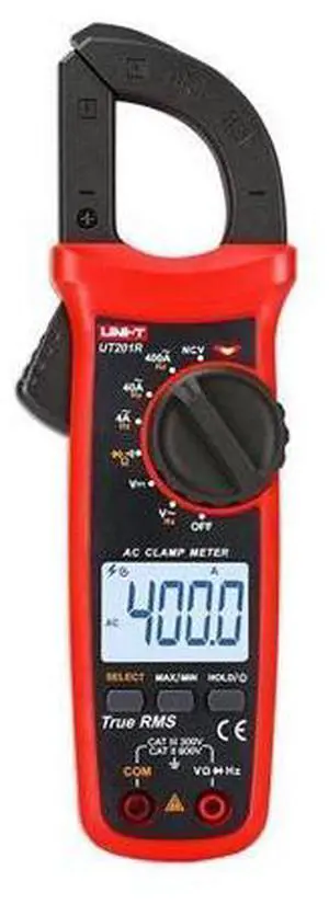 Multimeter clamp Meter UT201R/UT202R/UT203R/UT204R/UT202F AC/DC 400/600A Digital Ammeter clamp Meter DC AC for Measuring Ammeter Voltmeter Ohm Tester(UT201R) Multimeter clamp Meter UT201R/UT202R/UT203R/UT204R/UT202F AC/DC 400/600A Digital Ammeter clamp Meter DC AC for Measuring Ammeter Voltmeter Ohm Tester(UT201R)