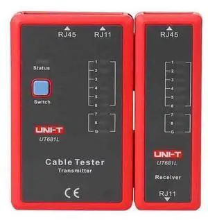 Cable and Network Tester UT681L RJ11 RJ45 Cable LAN Tester Network Cable Telephone Line Dual-use Tester LED Status Display NC/HDMI Repair Tool(UT681L) Cable and Network Tester UT681L RJ11 RJ45 Cable LAN Tester Network Cable Telephone Line Dual-use Tester LED Status Display NC/HDMI Repair Tool(UT681L)