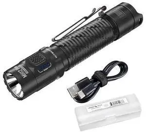 MH12 Pro Tactical Flashlight, 3300 Lumen high Lumen USB-C Rechargeable Long Throw Compact EDC Duty Light with Holster and Lumentac Organizer MH12 Pro Tactical Flashlight, 3300 Lumen high Lumen USB-C Rechargeable Long Throw Compact EDC Duty Light with Holster and Lumentac Organizer