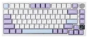 Ajazz AK820 Pro 75% Wireless Mechanical Keyboard with TFT Smart Display&Knob, Gasket-Mounted Gaming Keyboard, Bluetooth/2.4GHz/USB-C Wired (Purple, Gift Switch) Ajazz AK820 Pro 75% Wireless Mechanical Keyboard with TFT Smart Display&Knob, Gasket-Mounted Gaming Keyboard, Bluetooth/2.4GHz/USB-C Wired (Purple, Gift Switch)