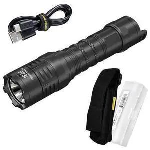 P23i Tactical Flashlight, 3000 Lumen USB-C Rechargeable Long Throw Super Bright with Lumentac Organizer P23i Tactical Flashlight, 3000 Lumen USB-C Rechargeable Long Throw Super Bright with Lumentac Organizer