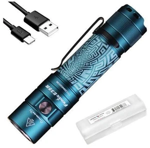 E35R EDC Flashlight, 3100 Lumens USB-C Rechargeable High Lumen Performance Flashlight with LumenTac Organizer (Maze Pattern Navy Blue) E35R EDC Flashlight, 3100 Lumens USB-C Rechargeable High Lumen Performance Flashlight with LumenTac Organizer (Maze Pattern Navy Blue)