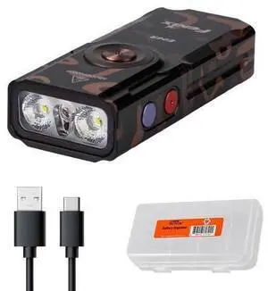 E06R 700 Lumen 3-in-1 EDC Keychain Flashlight, USB-C Rechargeable, Includes UV Light and Organizer (Graffiti) E06R 700 Lumen 3-in-1 EDC Keychain Flashlight, USB-C Rechargeable, Includes UV Light and Organizer (Graffiti)