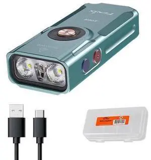 E06R 700 Lumen 3-in-1 EDC Keychain Flashlight, USB-C Rechargeable, Includes UV Light and Organizer (Green) E06R 700 Lumen 3-in-1 EDC Keychain Flashlight, USB-C Rechargeable, Includes UV Light and Organizer (Green)