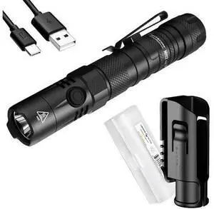 MH12 v2 1200 Lumen USB-C Rechargeable Tactical Flashlight with LumenTac Organizer MH12 v2 1200 Lumen USB-C Rechargeable Tactical Flashlight with LumenTac Organizer